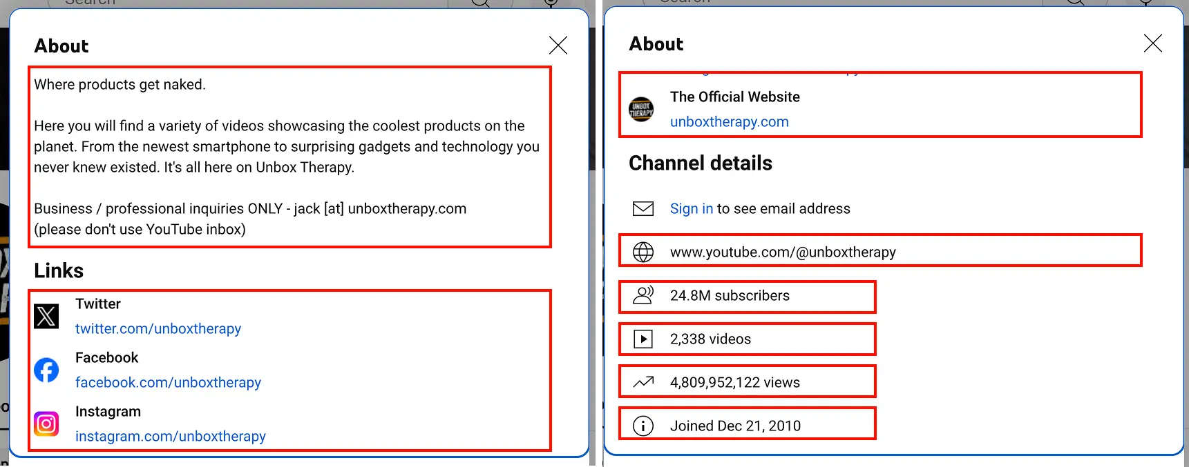 Usage snapshot